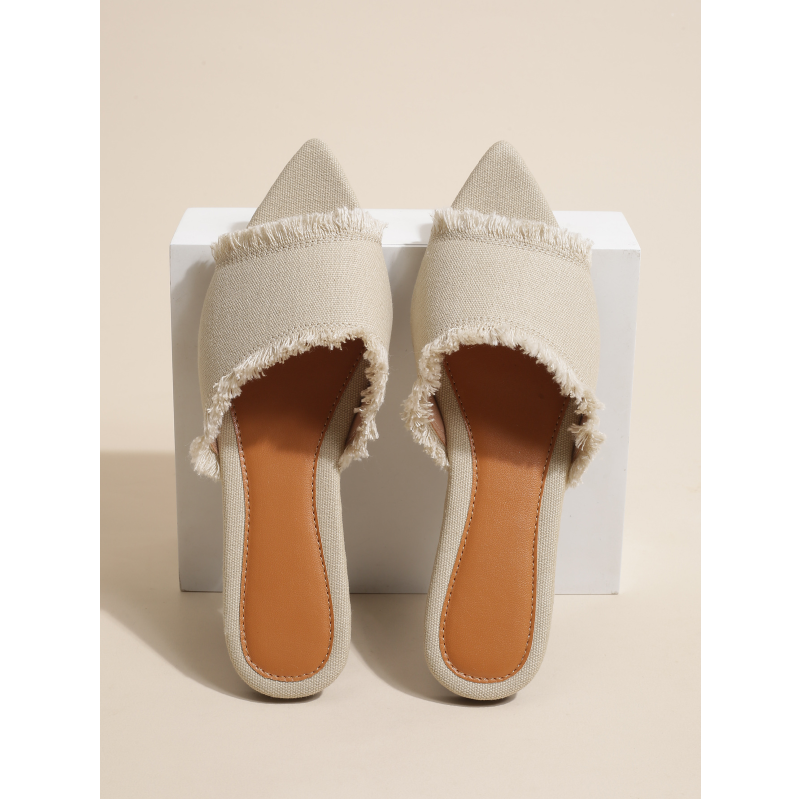 Riviera Denim Slides - London Lake