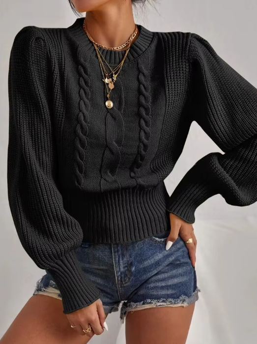 Velara Knit Sweater - London Lake