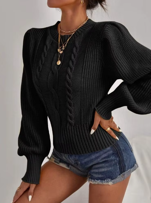 Velara Knit Sweater - London Lake