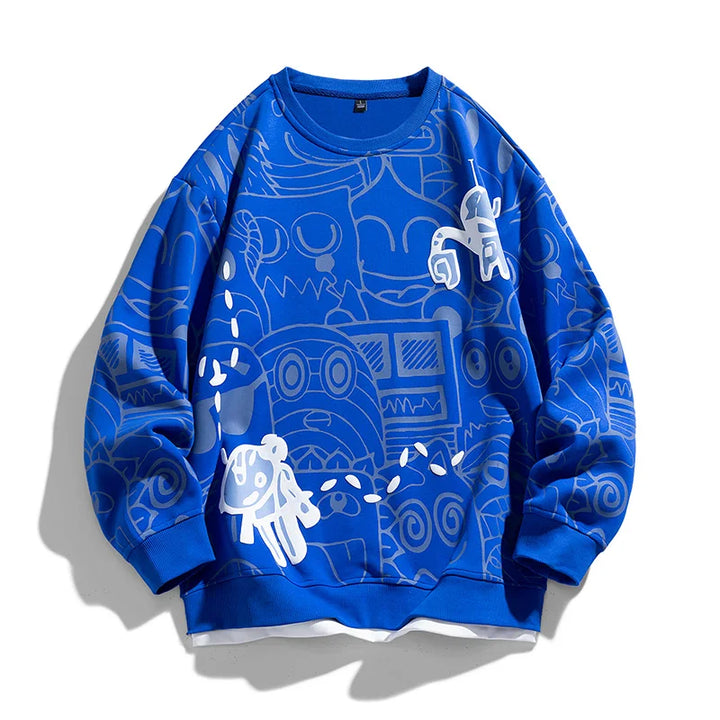 Metro Inkline Crew Neck Pullover - London Lake