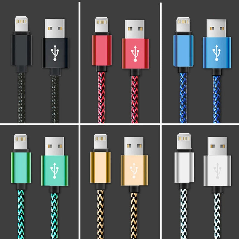 Braided USB Iphone Charging Cable - London Lake