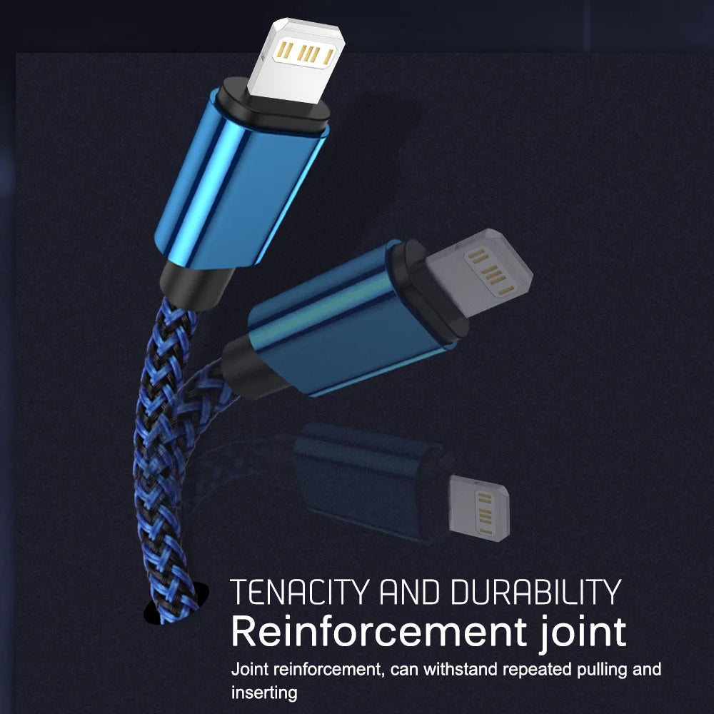 Braided USB Iphone Charging Cable - London Lake