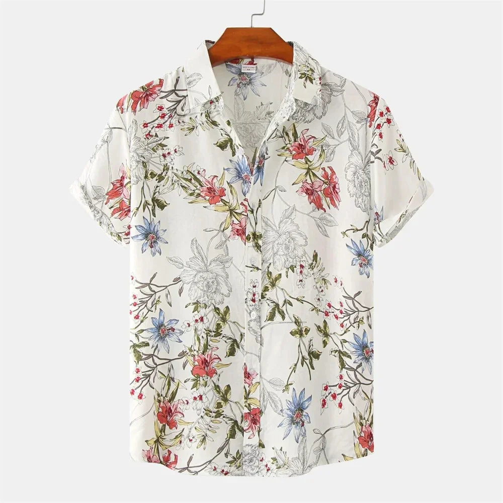 Floral Breeze Button-Up Shirt - London Lake