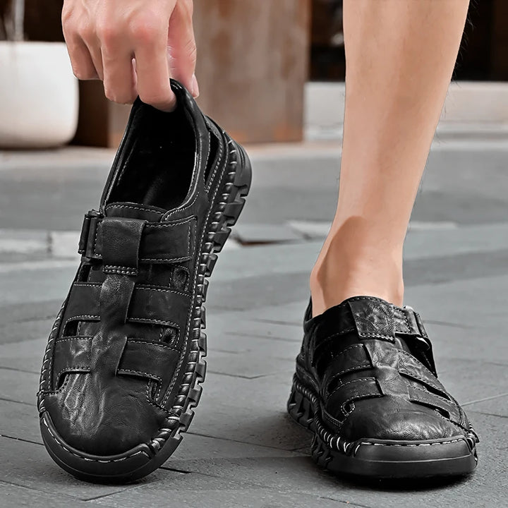 Wayport Leather Sandals - London Lake