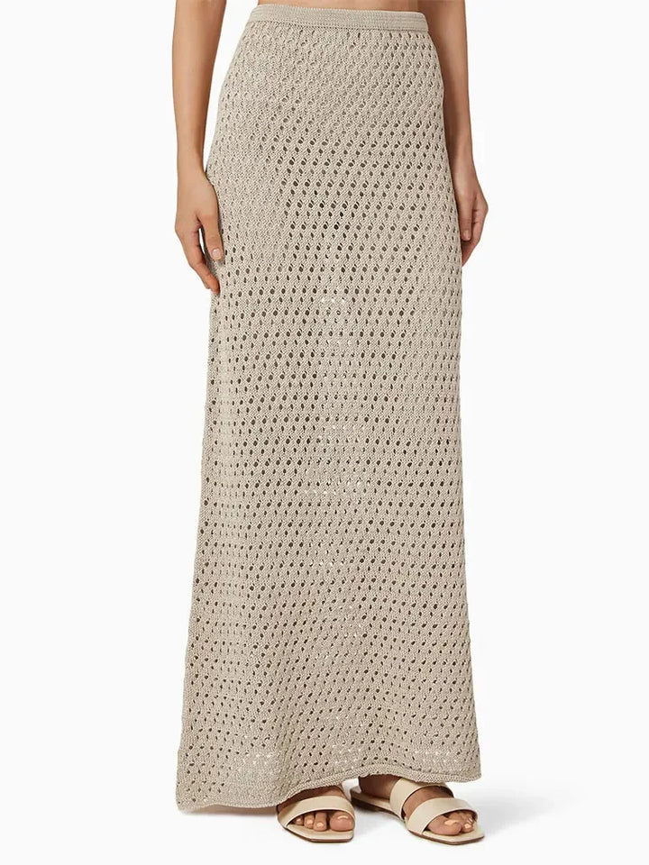 Marina Tides Maxi Skirt - London Lake