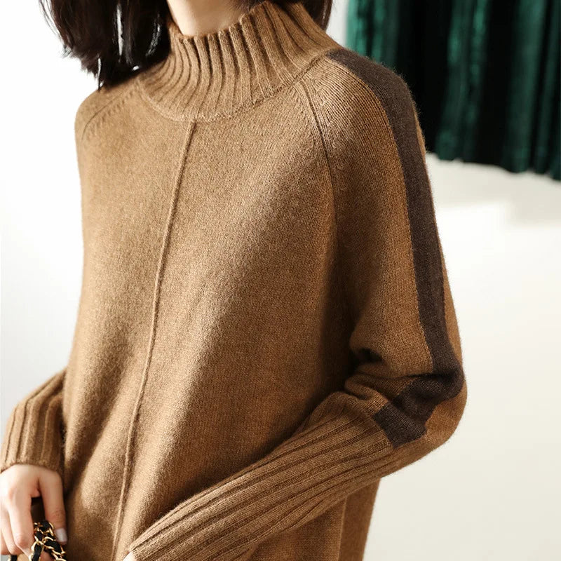 Cascade Knit Sweater Dress - London Lake