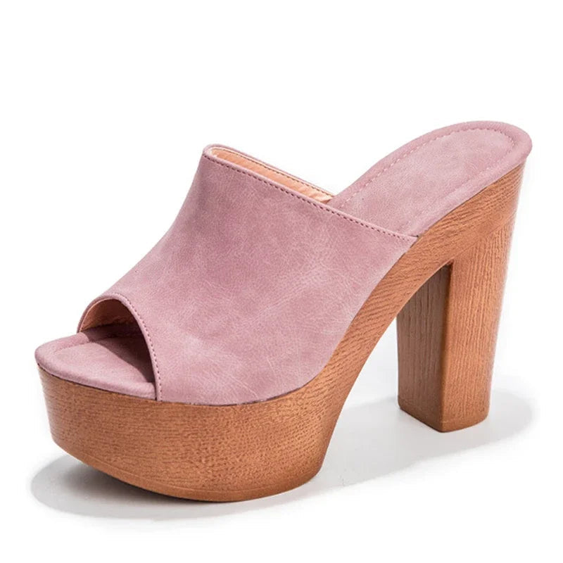 Siena Platform Sandals - London Lake