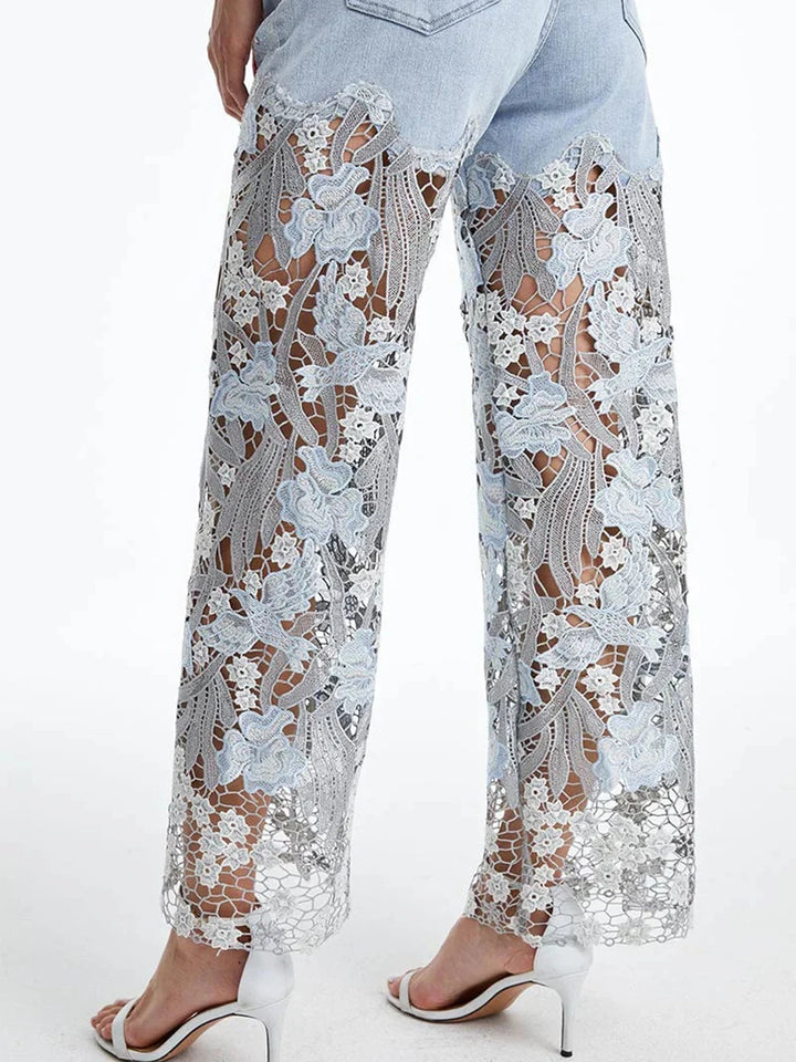 Cambria Embroidery Jeans - London Lake