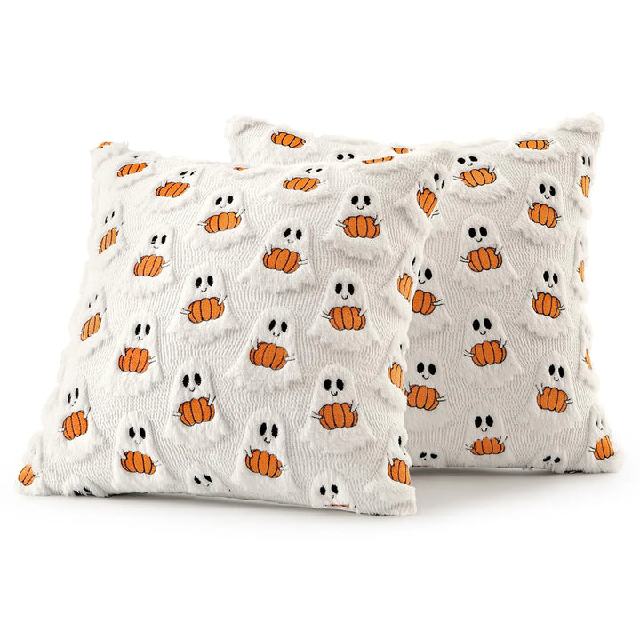 Ghost Pumpkin Pillow Covers - London Lake