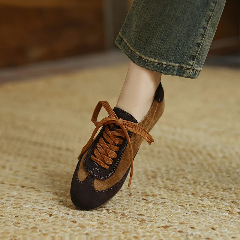 Elizabeth Suede Sneaker - London Lake