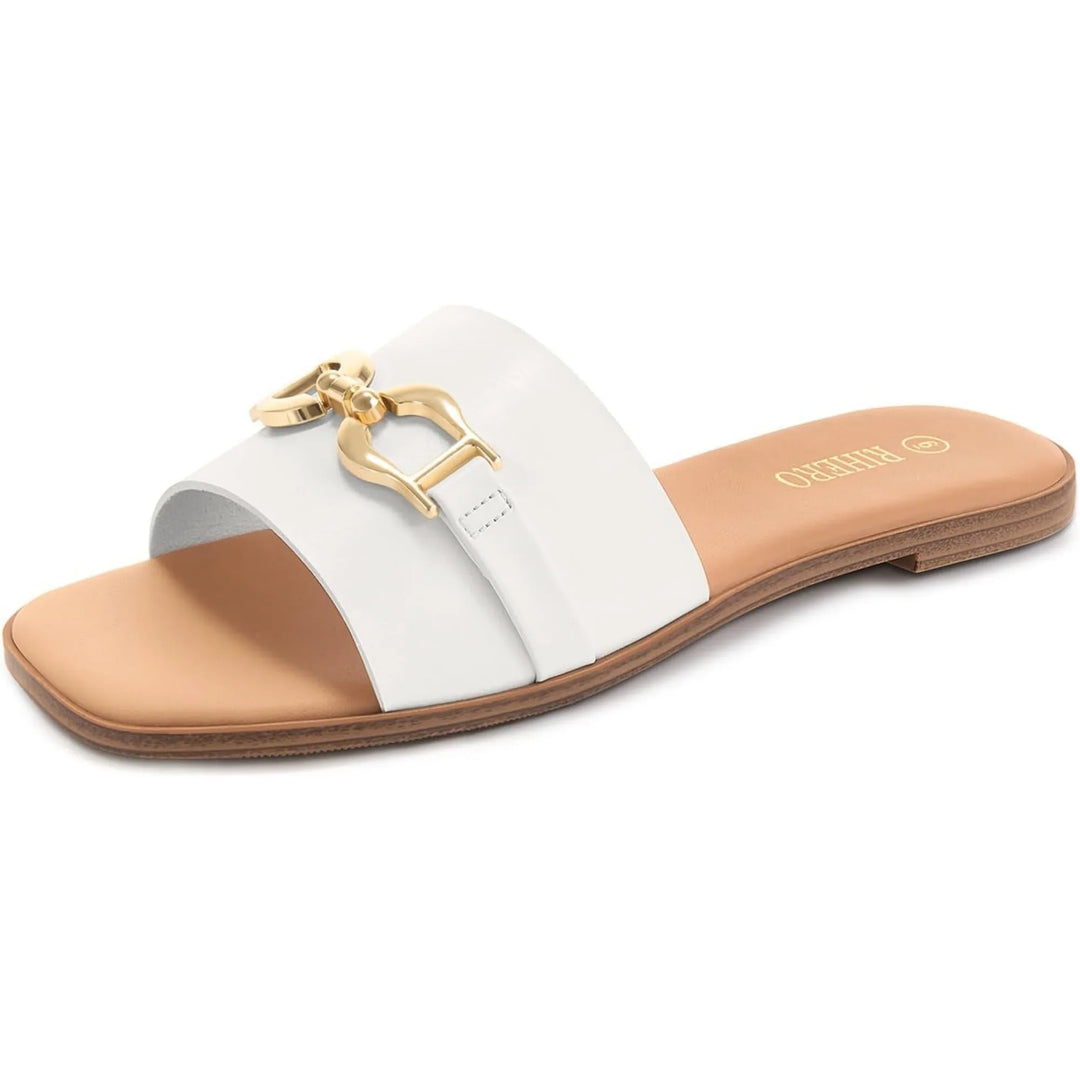 Marina Buckle Sandals - London Lake