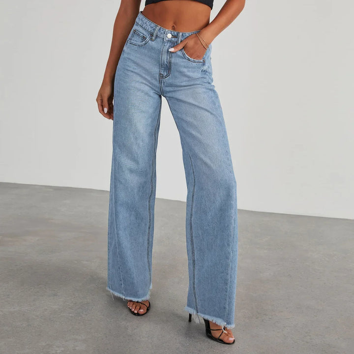 Idol High Rise Straight Jeans - London Lake