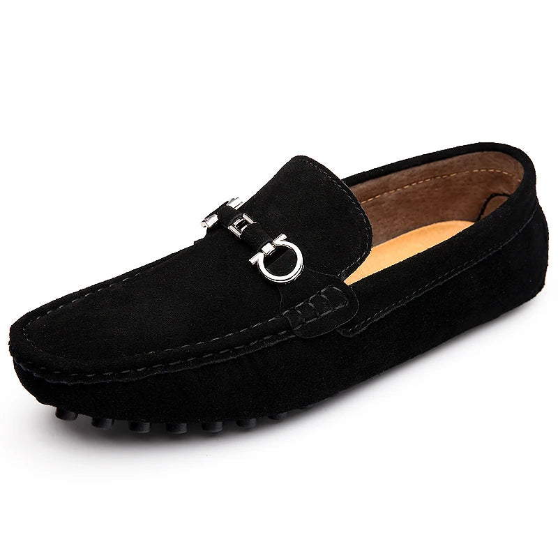 Monaco Suede Loafers - London Lake