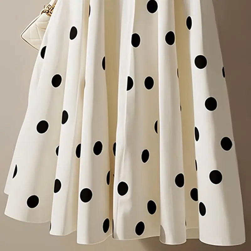 Monet Polka Dot Skirt - London Lake