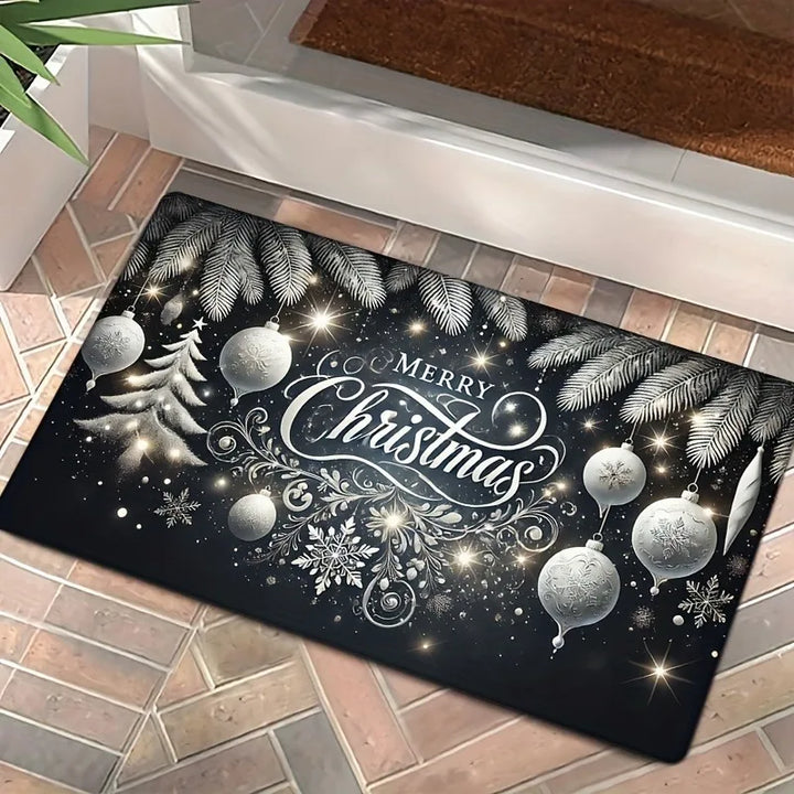 Snowy Pine Christmas Doormat - London Lake