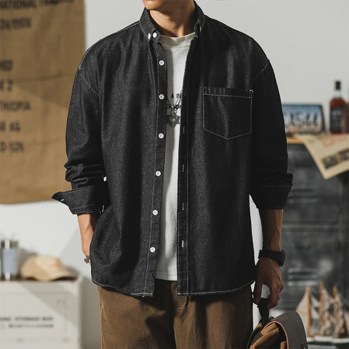 Ridgeway Denim Button-Up - London Lake