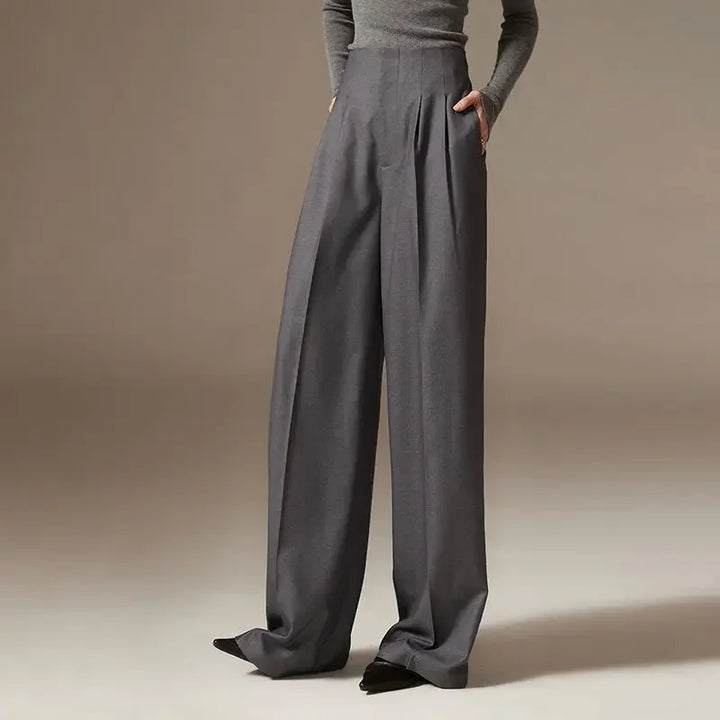Savona Wide-Leg Trousers - London Lake