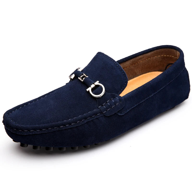 Monaco Suede Loafers - London Lake