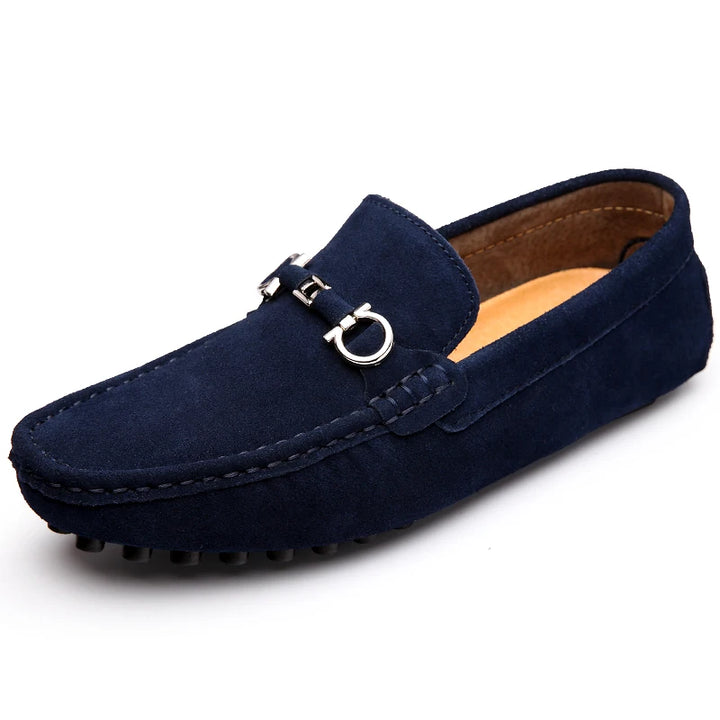 Monaco Suede Loafers - London Lake