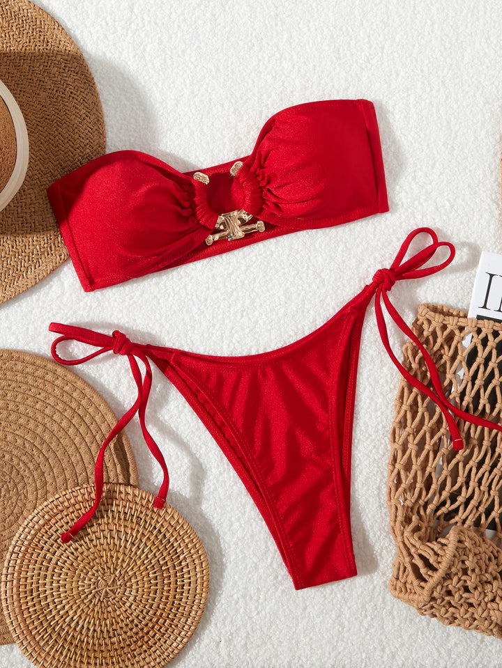 Seline Bandeau Bikini - London Lake