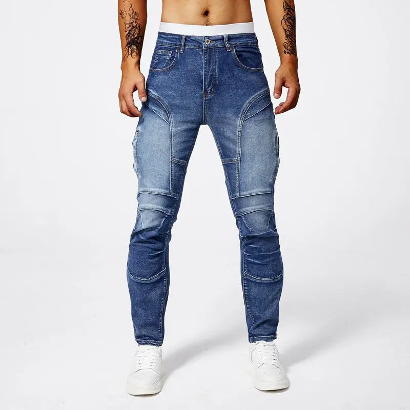 Urban Stitch Distressed Skinny Jeans - London Lake