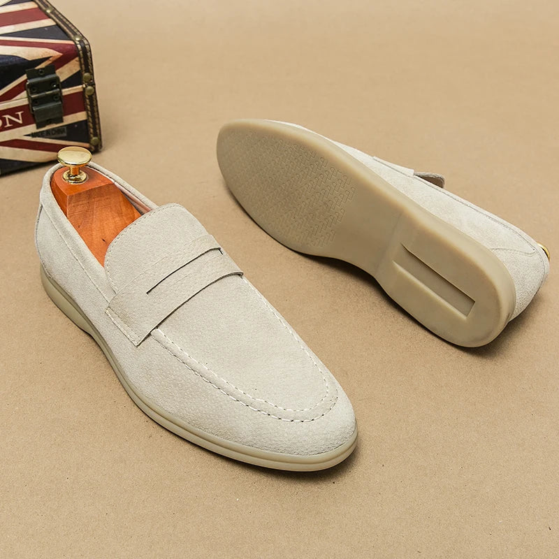 Kensley Suede Loafers - London Lake