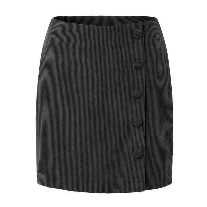 Ashbury Mini Corduroy Skirt - London Lake