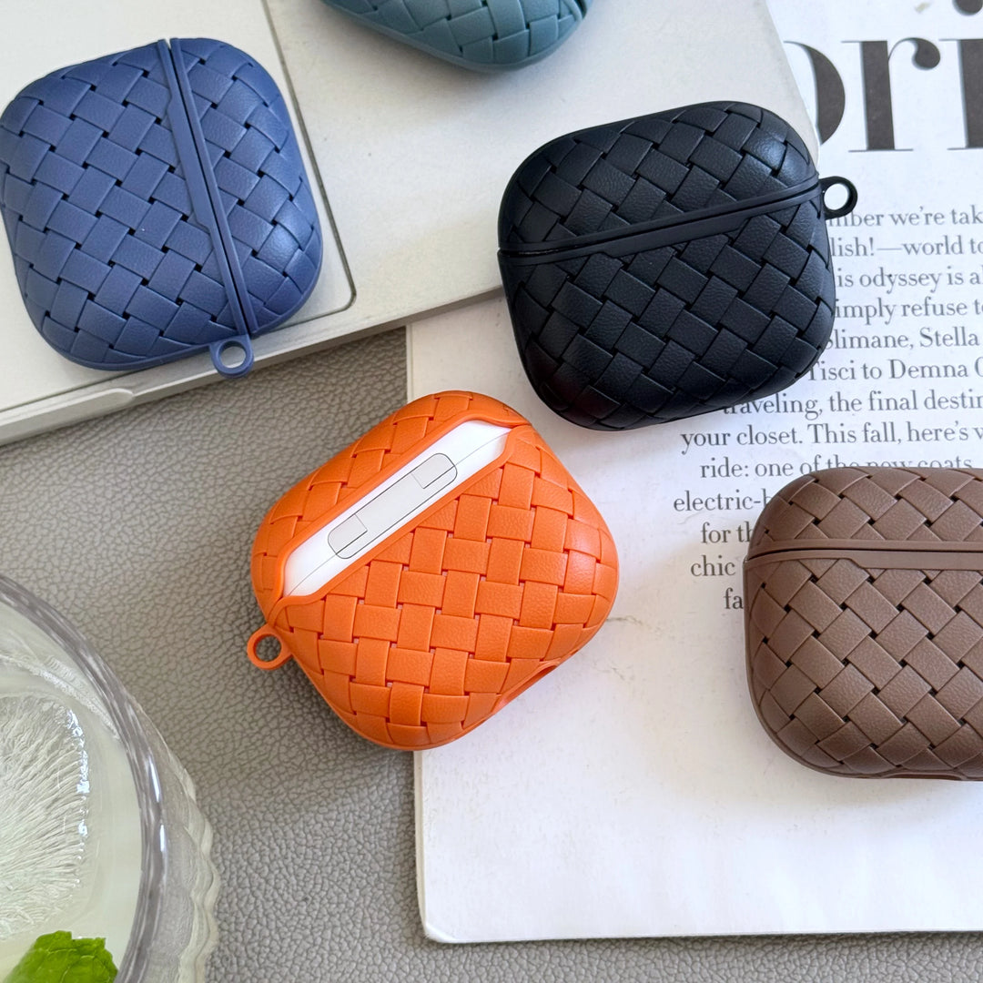 Silcone Woven AirPods Case - London Lake