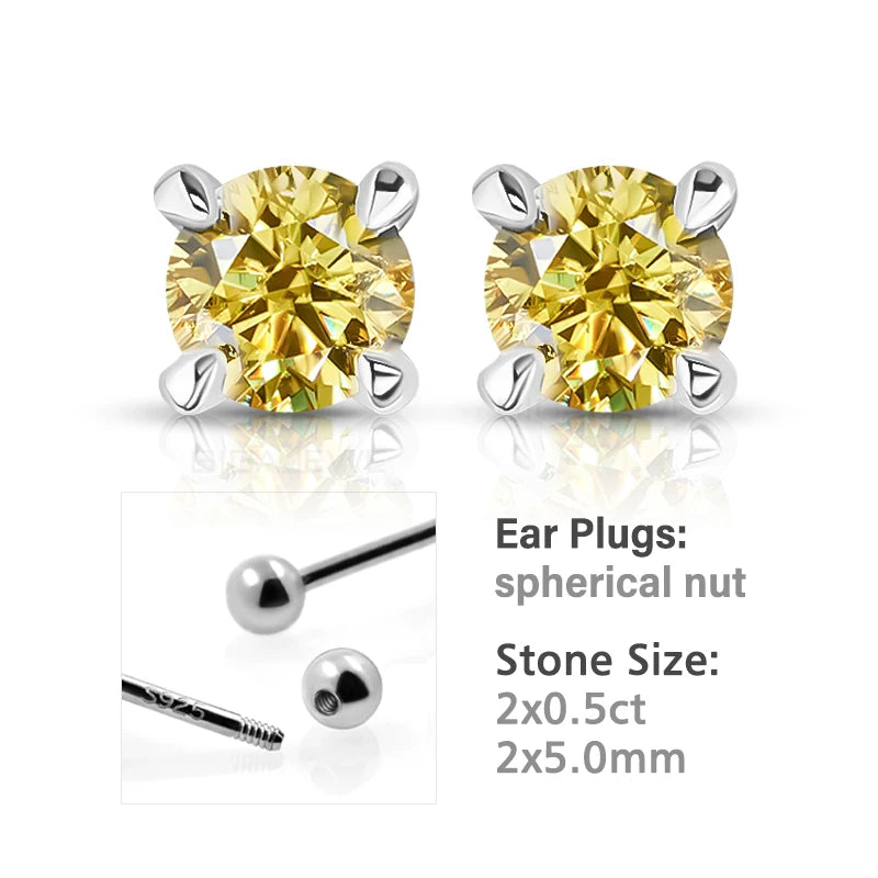 Celeste Moissanite Earrings - London Lake