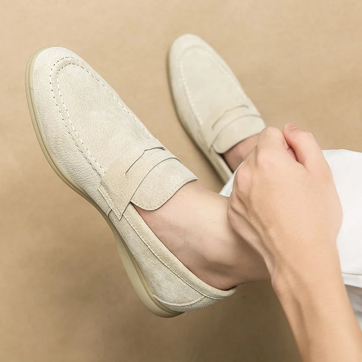 Kensley Suede Loafers - London Lake