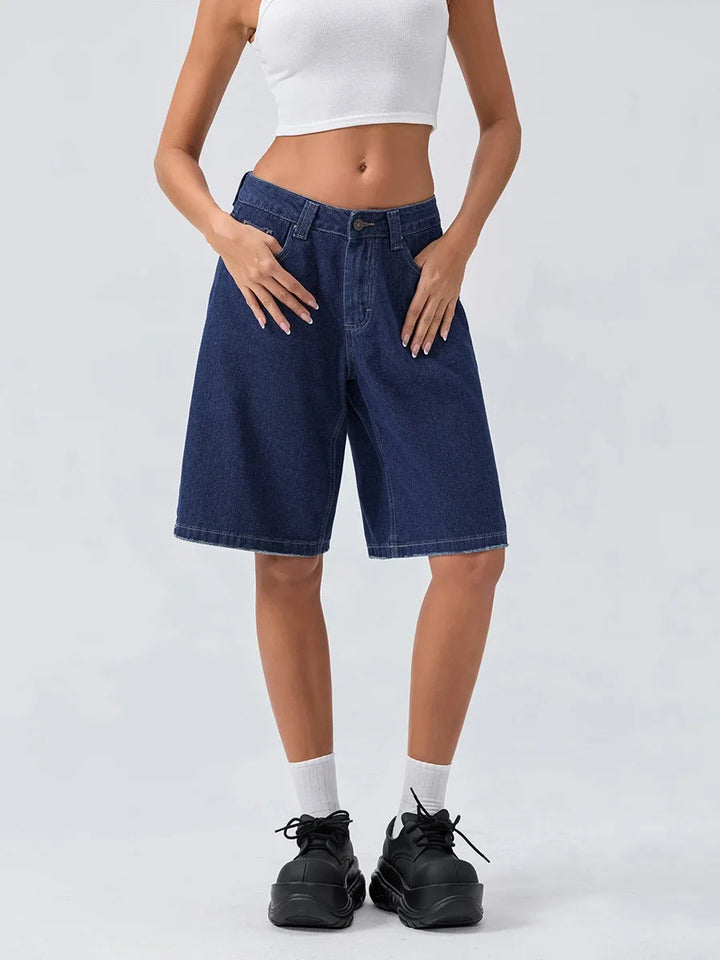 Bermuda Denim Shorts - London Lake