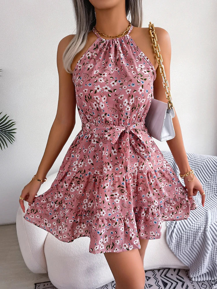 Vivienne Bloom Dress - London Lake