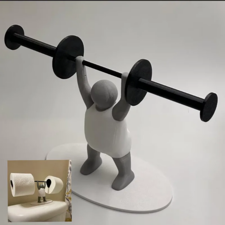 Barbell Buddy Toilet Paper Holder - London Lake