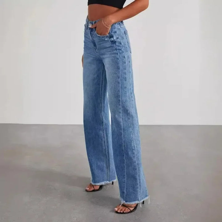 Idol High Rise Straight Jeans - London Lake