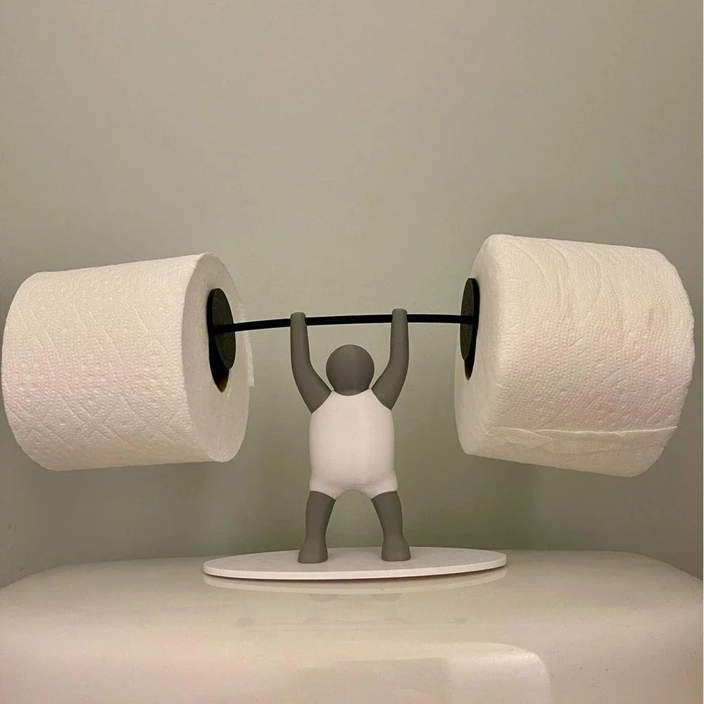 Barbell Buddy Toilet Paper Holder - London Lake