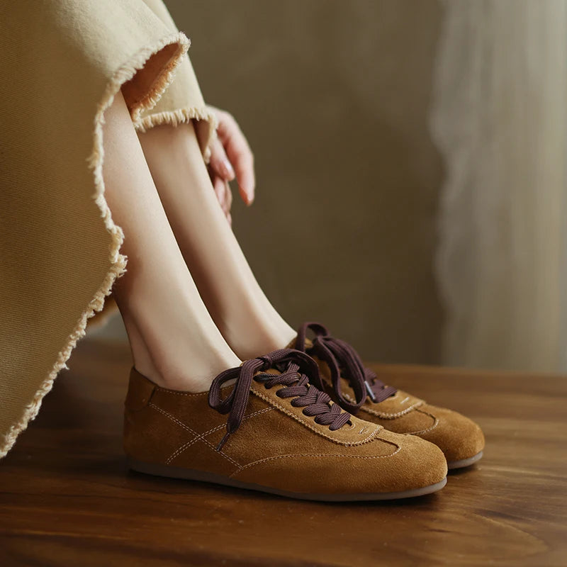 Elizabeth Suede Sneaker - London Lake