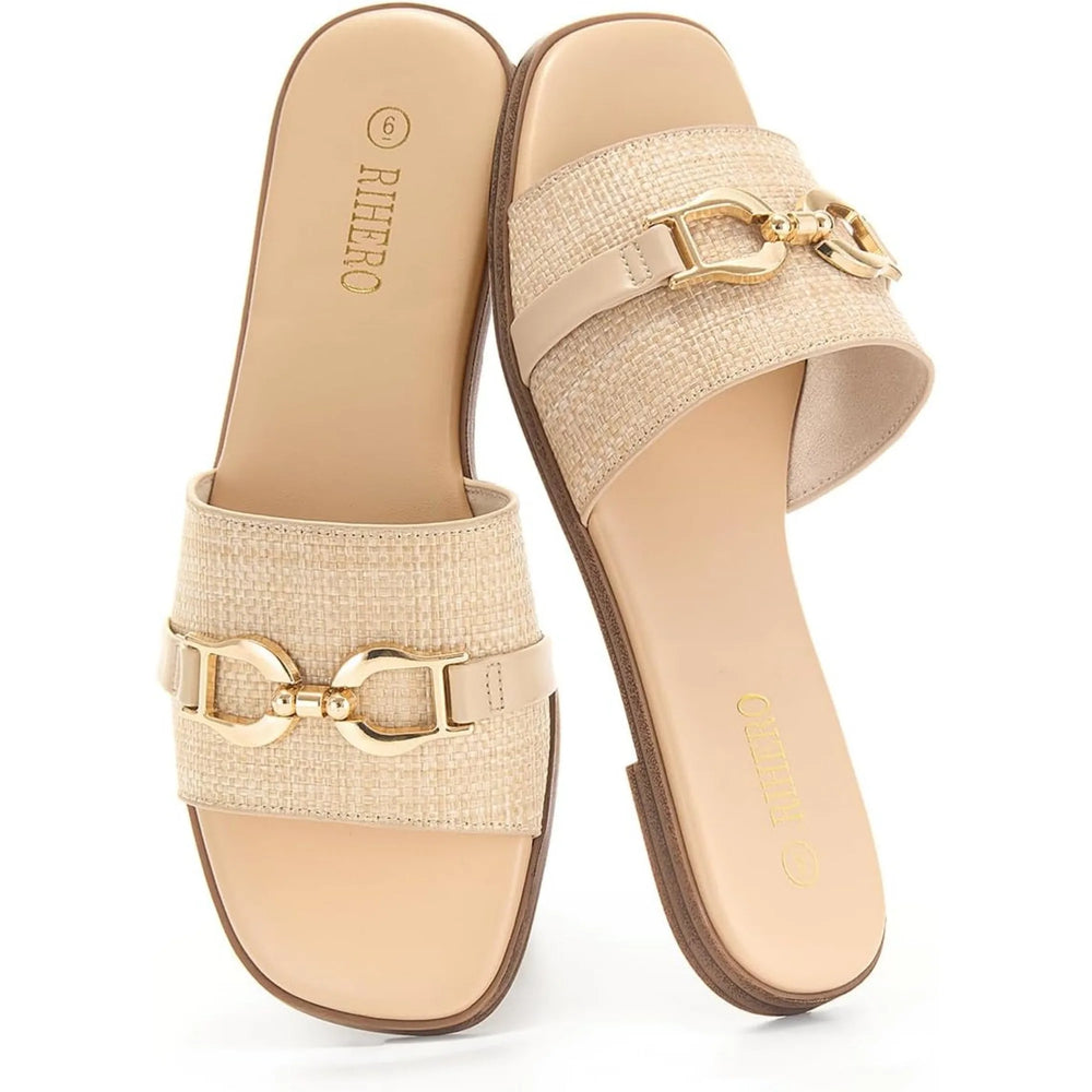 Marina Buckle Sandals - London Lake