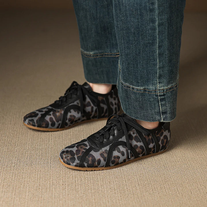 Leopard Mesh Sneakers - London Lake