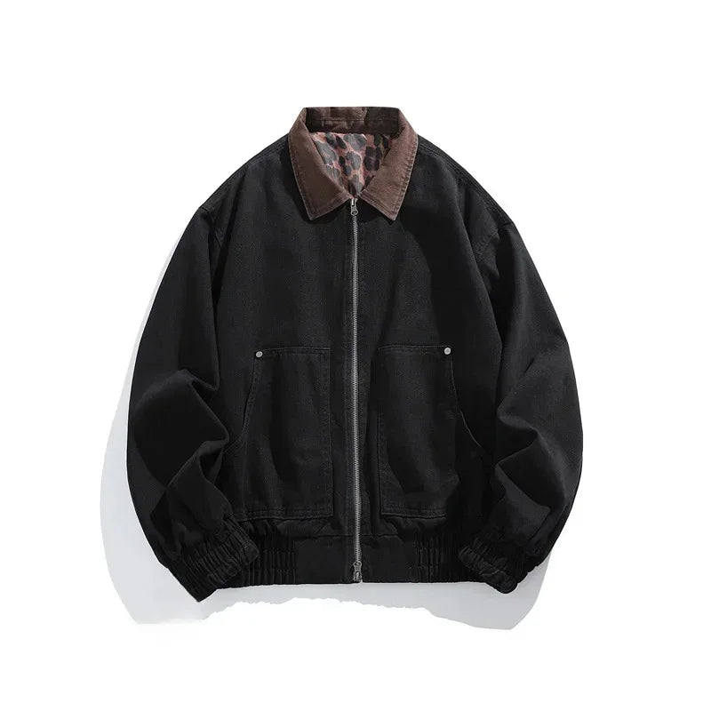 Hampton Denim Bomber Jacket - London Lake