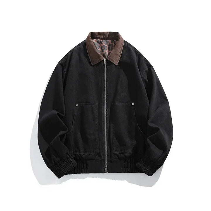 Hampton Denim Bomber Jacket - London Lake