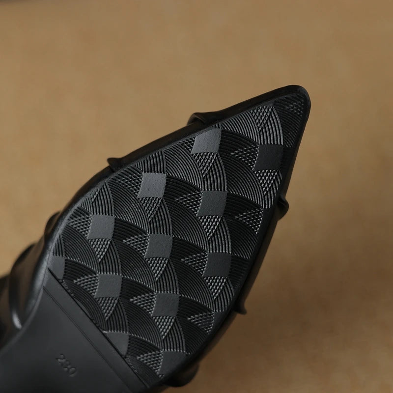 Palermo Pleat Slingback Heels - London Lake