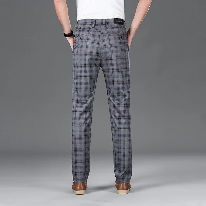 Clubhouse Plaid Trousers - London Lake