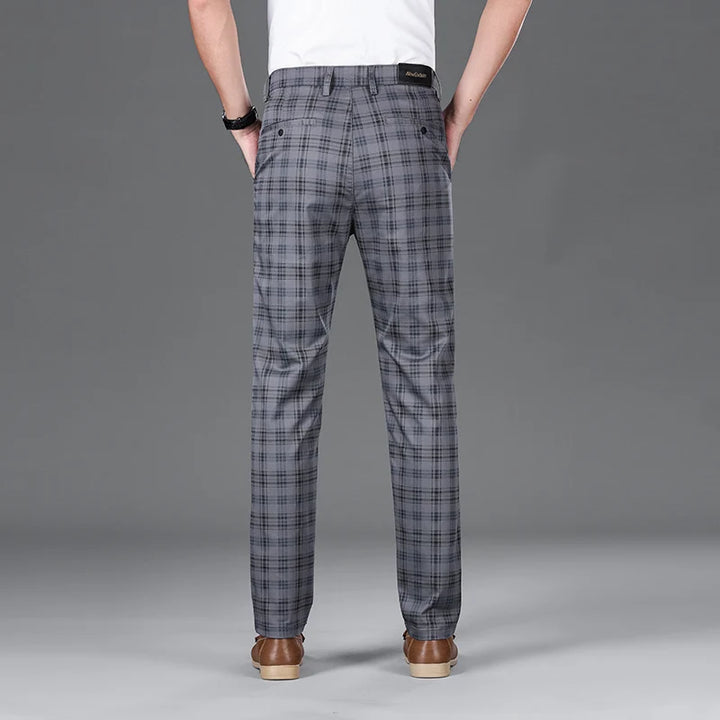 Clubhouse Plaid Trousers - London Lake