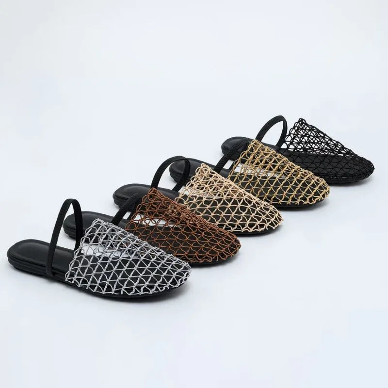 Summer Mesh Sandals - London Lake