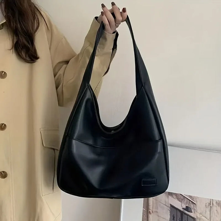 Elise Leather Shoulder Bag - London Lake