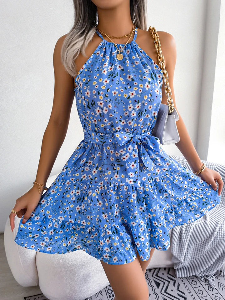 Vivienne Bloom Dress - London Lake
