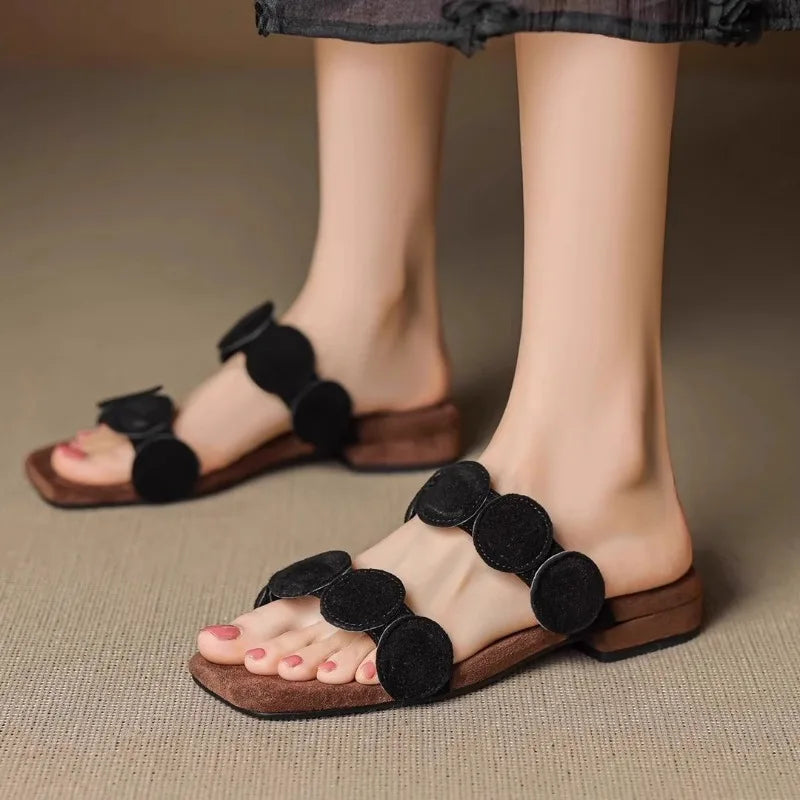 Capri Disc Sandals - London Lake