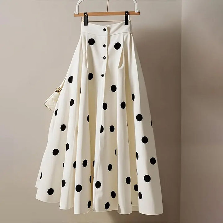 Monet Polka Dot Skirt - London Lake