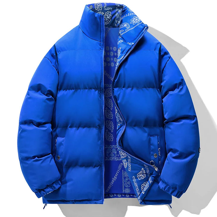 Mountain Grid Reversible Jacket - London Lake