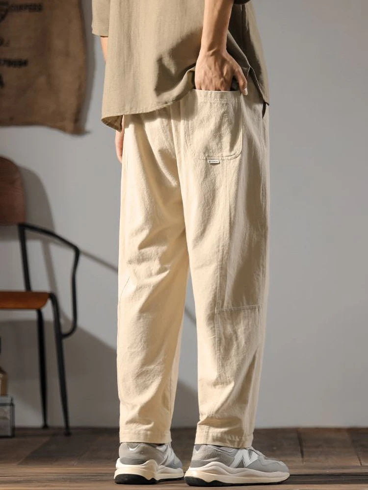 Harper Linen Pants - London Lake